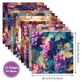 thumbnail image 5 of 24 Sheets Scrapbook Paper, 6 x 6 Inch Vintage Origami Paper Craft Cardstock Scrapbooking Journaling Supplies, 5 of 5