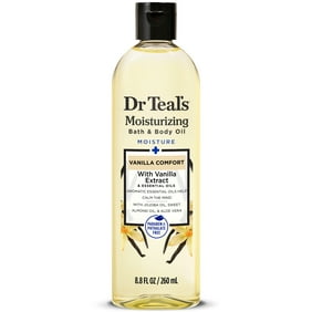 Dr Teal's Vanilla Comfort Moisturizing Bath & Body Oil, 8.8 fl oz