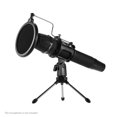 thumbnail image 3 of Mini Desktop Microphone Stand + Shock Mount Mic Holder + Pop Filter Kit for Studio Recording Online Broadcasting Chatting Singing Meeting, 3 of 6