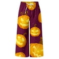 thumbnail image 5 of SNOWSONG Pants for Men, Halloween Pants Men's Casual Pants Halloween Pumpkinhead Beach Pants with Pockets, Baggy Pants Men, Halloween Pajamas A L, 5 of 5