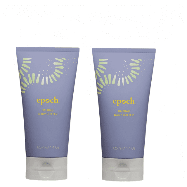 2 Tubes de Nu Skin Nuskin Epoch Beurre Corporel au Baobab + Manucure