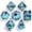 22020, variant on DND resin Polyhedral Dice Set, a 7-piece set, is perfect for Dungeons and Dragons role-playing board games and makes a wonderful holiday party gift and decoration.