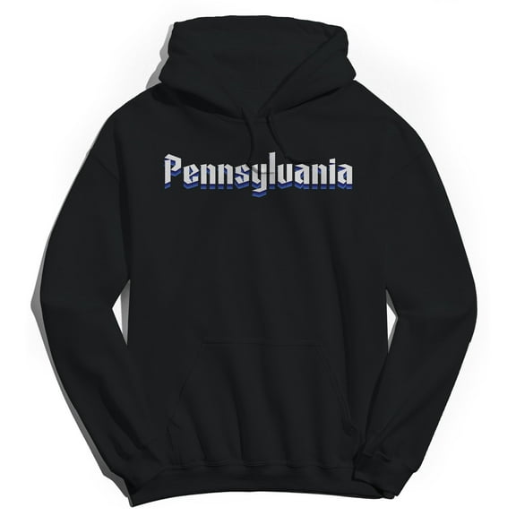 Pennsylvania Humor Graphic Black Men's Crewneck Sweatshirt Hoodie