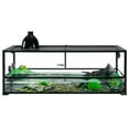 thumbnail image 2 of Guzzlo Large Turtle Tank Aquarium, 67 Gallon, 48"×18"×18", with Drainage System, 2 of 4