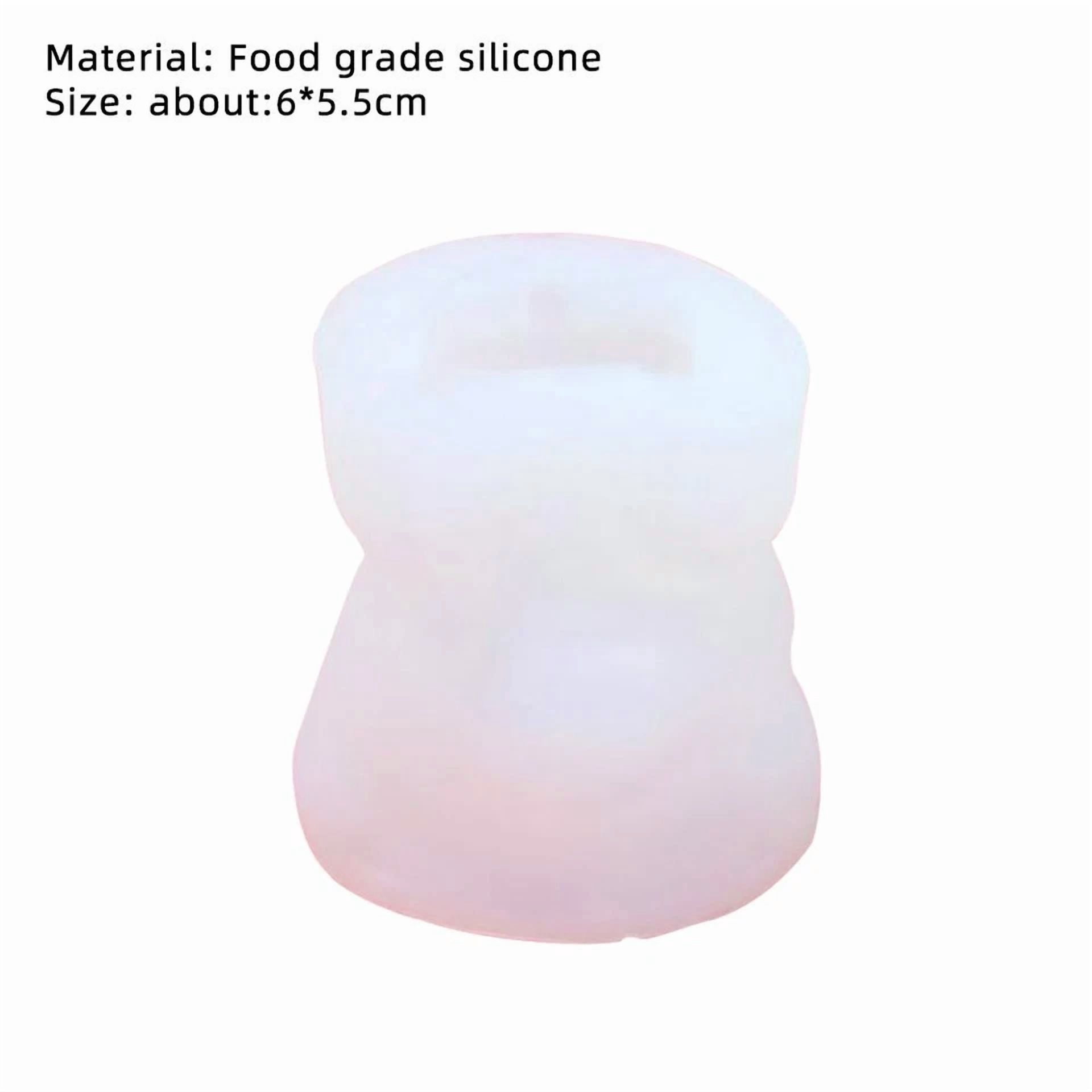 3D Ice Cube Maker Little Teddy Bear Shape Chocolate Cake Mould Tray Ice Cream Jq