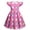 Hot Pink, variant on Girls Easter Dresses Kids Spring Dress Size 4-12 Cute Easter Dresses for Girls Flutter Sleeve Kids Crewneck Swing Dresses Bunny Print Tween Girls Clothes