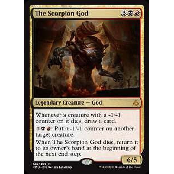 MtG Hour of Devastation Mythic Rare The Scorpion God (Foil) #146