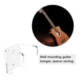 thumbnail image 2 of Graflsoa Acrylic Wall-Mounted Guitar Holder by Muslady - Transparent or Black, Compact & Lightweight Instrument Bracket with Screws & Anchors, 2 of 6