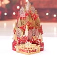 thumbnail image 5 of JOGZMZ Christmas Greeting Cards, 3D Pop-up Greeting Card with Envelopes, Christmas Gifts Sending Blessings to Friend ( Christmas Tree ), 5 of 6