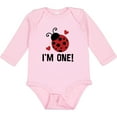 thumbnail image 3 of Inktastic 1st Birthday Ladybug 1 Year Old Girls Long Sleeve Baby Bodysuit, 3 of 5
