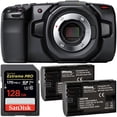 thumbnail image 1 of Blackmagic Design Pocket Cinema Camera 4K + 128GB Battery Kit AUTHORIZED DEALER, 1 of 6
