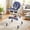 blue, variant on Wintline Portable High Chair,High Chairs for Babies and Toddlers,Multi-Use Easy Clean Baby High Chair with Lock Wheels, Comfortable Feeding and Place The Toy Storage Basket,Pink