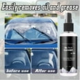 thumbnail image 2 of Car Front Windshield Oil Film Remover - Multi-Purpose Glass Cleaner,100ml - Quickly Dissolve Grease,Scale & Dirt,Improve Transparency,Anti-Fog Spray(A), 2 of 7