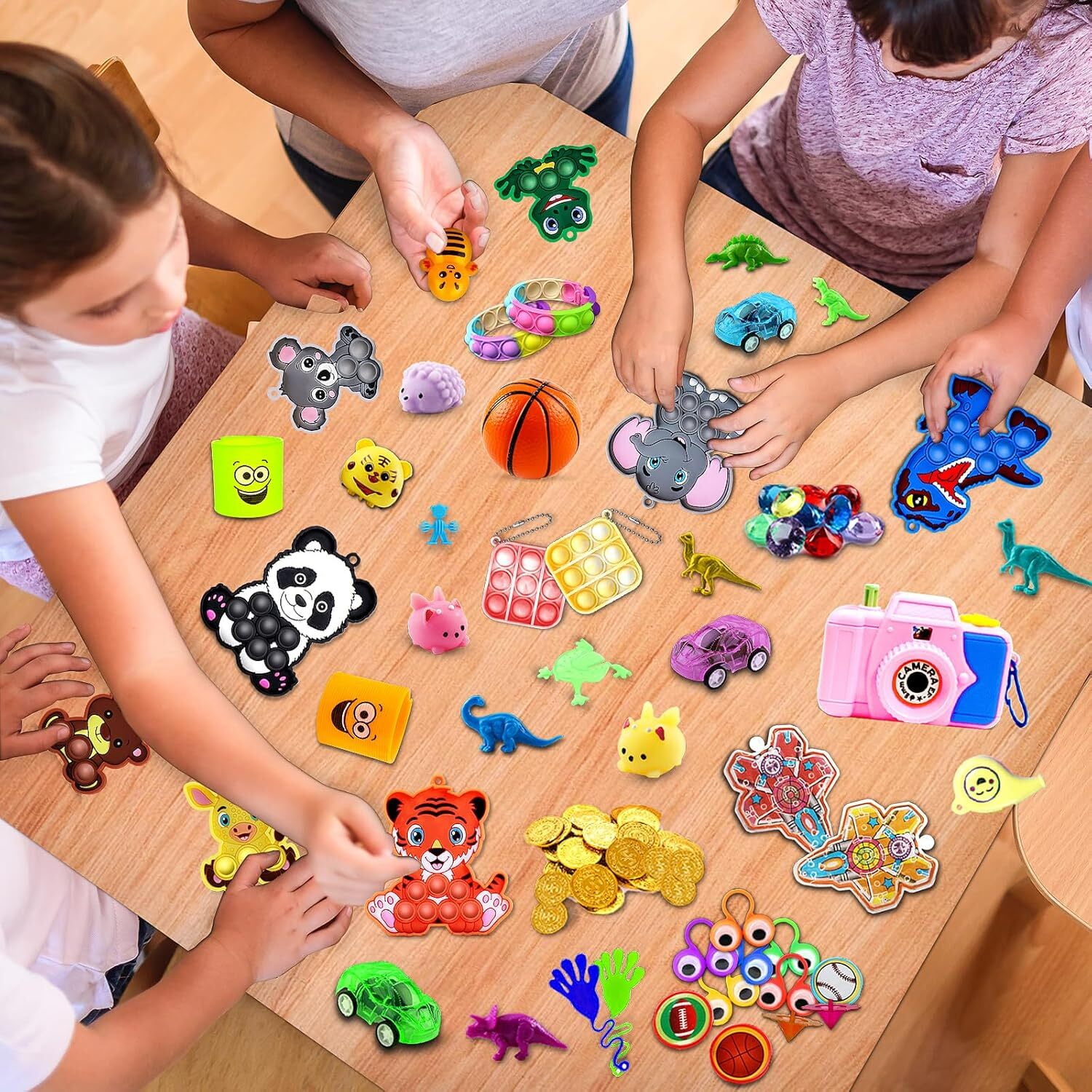 Beautysureup 330 Pcs Party Favors, Prize Box Toys for Kids Classroom, Goodie Bag Stuffers, Fidget Toys Bulk, Treasure Chest for Students Rewards, Carnival Prizes, Pinata Filler for Birthday Gifts
