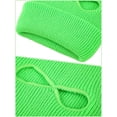 thumbnail image 6 of 2-Hole Knitted Full Face Cover Ski Neck Gaiter, Winter Balaclava Warm Knit Beanie for Outdoor Sports, 6 of 14