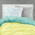 thumbnail image 2 of Winter Snowflakes on White Fabric Standard Pillowcase, 2 of 2