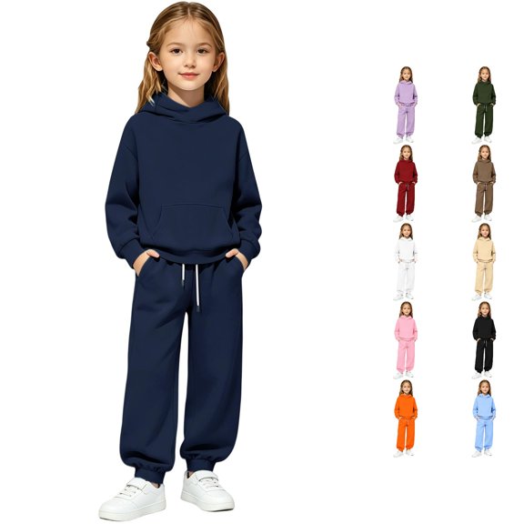 Shachafan Cozy Kids Hoodie Sweatpant For Boys – Breathable Interior Comfortable Everyday Outfit Stylish Winter Ensemble Outfit 7