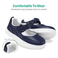 thumbnail image 4 of BURUDANI Girls Mary Jane Sneakers – Adjustable Strap Toddler & Little Girls School, Walking, and Party Flats, 4 of 7