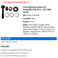 thumbnail image 2 of Front Alignment Camber Kit - Compatible with 2010 - 2017 GMC Terrain 2011 2012 2013 2014 2015 2016, 2 of 2