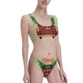 thumbnail image 2 of Vsdgher Womens High Waisted Bikini Sets Two Piece Swimsuit Christmas Vintage Red Truck Print Tummy Control Bathing Suit-X-Large, 2 of 8