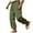 Army Green, variant on Mgmyaa Men's Cargo Pants Solid Drawstring Elastic Waist Casual Pants with Pockets