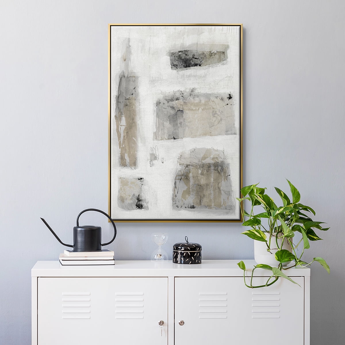 A Simple Love II V30 Framed Premium Gallery Wrapped Canvas - Ready to Hang - 17 x 25 - Gold Floating Frame