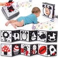 thumbnail image 1 of Toys Thremhoo en blanco y negro de alto contraste para bebés de 0 a 6 meses, 1 of 6