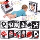 thumbnail image 1 of Toys Thremhoo en blanco y negro de alto contraste para bebés de 0 a 6 meses, 1 of 6