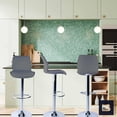 thumbnail image 4 of Set 4 Bancos Altos Ajustable Con Respaldo Para Barra Cocina gris, 4 of 8