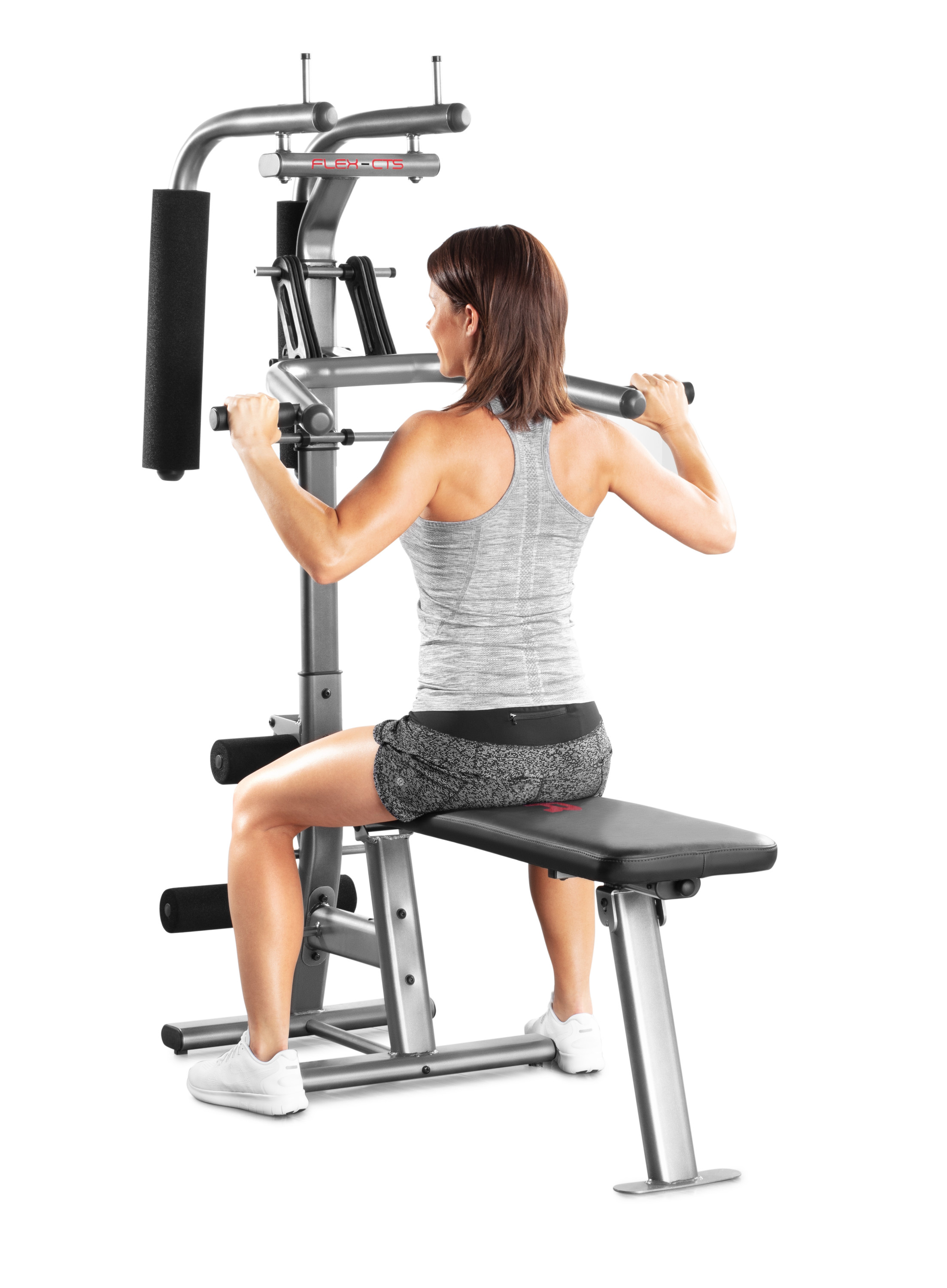 Weider Flex CTS Home Gym System with 14 Resistance Bands and Professionally-Designed Excercise Chart - image 8 of 11