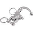 thumbnail image 2 of Swivel Swivel Snap Hook, Quick Links Quick Release Spring Hook for Sailboat Halyard Boats 316 Stainless, 2 of 5