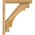 thumbnail image 3 of Ekena Millwork 4"W x 22"D x 26"H Merced Block Rough Sawn Bracket w/ Offset Brace, Western Red Cedar, 3 of 25