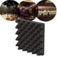 thumbnail image 4 of Sound Absorbing Foam Sponge Sound Noise Insulation Bar Ktv Wall 9.8X9.8X2 Inch, 4 of 4