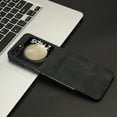 thumbnail image 3 of Feishell for Samsung Galaxy Z Flip 6 Case,Galaxy Z Flip 6 Luxury PU Leather Folding Protective Phone Case with ID Credit Card Slots Pocket Shockproof Protective Shell Cover,Black, 3 of 6