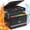 Black-2 Layer, variant on 2 Layer File Box With Lock Portable Document Organizer Handle Fireproof For Home Office Legal Storage