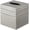 Pewter, variant on Tissue Box Cover Square – Handcrafted Border Embossed Pewter Metal Tissue Holder Box for Bathroom Accessory, Aesthetic Decorative Facial Napkin Cube for Modern Home Decor