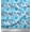 Turquoise Green, variant on Soimoi Cotton Duck Fabric Stripe & Autumn Leaves Print Sewing Fabric Yard 42 Inch Wide