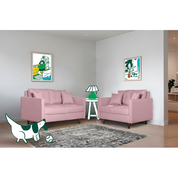 Sala 3-2 Makora Lino Palo De Rosa Modelo Marzana