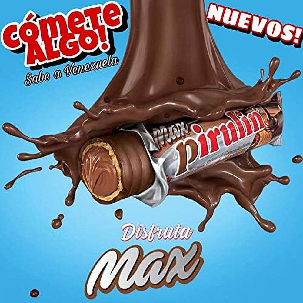 Pirulin Max. Barquilla rellena de Cacao y Avellanas con Cubierta de Chocolate (360)