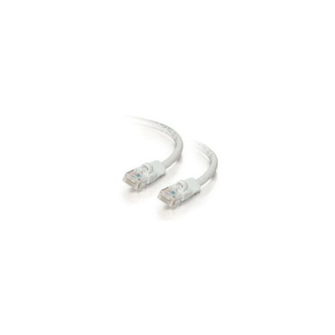 C2G 19520 Cat5e Cable - Snagless Unshielded Ethernet Network Patch Cable, White (25 Feet, 7.62 Meters)