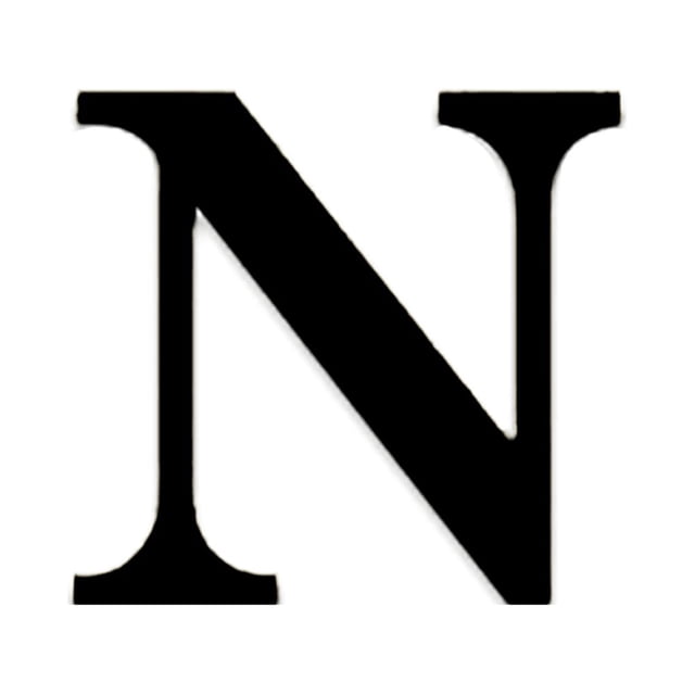 Advancent Letras inglesas espejo pegatina 3D acrílico alfabeto espejo calcomanías decoración Decoración del hogar Negro letra N