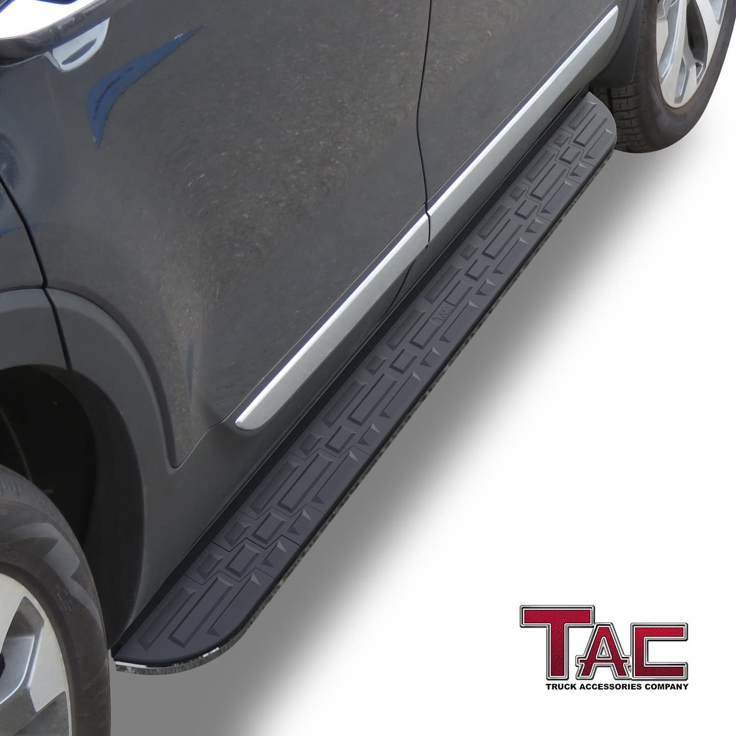 TAC Cobra Running Boards Compatible With 2020-2025 KIA Telluride SUV Side Steps Nerf Bars Step Rails Aluminum Black Off-Road City Exterior Accessories 2pcs