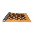 thumbnail image 2 of Ahgly Company Indoor Square Oriental Orange Traditional Area Rugs, 6' Square, 2 of 4