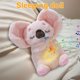 thumbnail image 4 of (Orejas en Movimiento) Koala Que Respira Calmante Bebé Recién Nacido Muñeca Calmante Con Y para Calmar La Muñeca Musical para Dormir (Rosa), 4 of 9