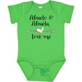 thumbnail image 3 of Inktastic Abuelo and Abuela Love Me Heart Grandchild Boys or Girls Baby Bodysuit, 3 of 5
