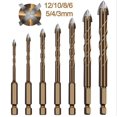 thumbnail image 2 of Professional 7 Piece Twist Drill Bit Set，Gold，83-124mm, 2 of 5