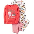 thumbnail image 1 of Baby Girls' 4 Pc Cotton 331g166, Midnight Snacker, 9 Months, 1 of 2