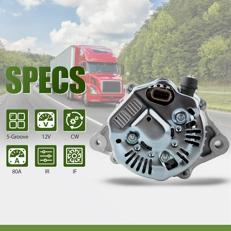 SCITOO 70A Alternator For Toyota Camry 2.2L 1993-1996 – 12V, Clockwise, 5-Groove Serpentine