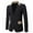 Black, variant on WXLWZYWL Mens Casual Blazers Sport Coat Slim Fit Suit Blazer Jacket Two Button Lightweight for Casual Business