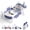 Blue, variant on TUMAJUP Foldable Baby ‎Bathtub Elephant PP+TPE with Soft Cushion&Thermometer for 0-36 Months Toddler Gray